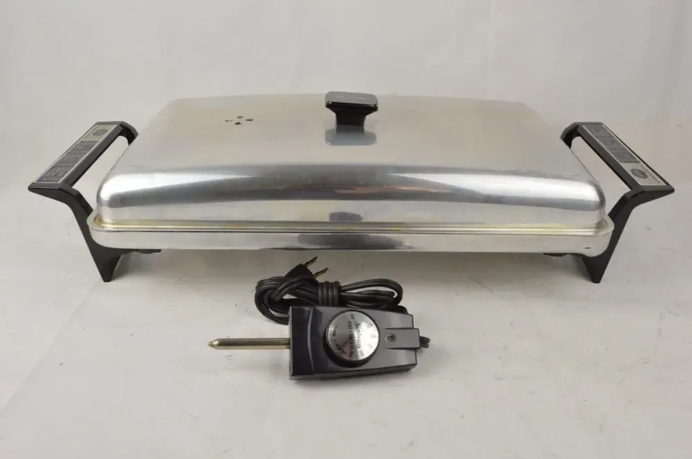 Vintage Sunbeam Automatic Electric Griddle TRG Nonstick w/ Power Cord